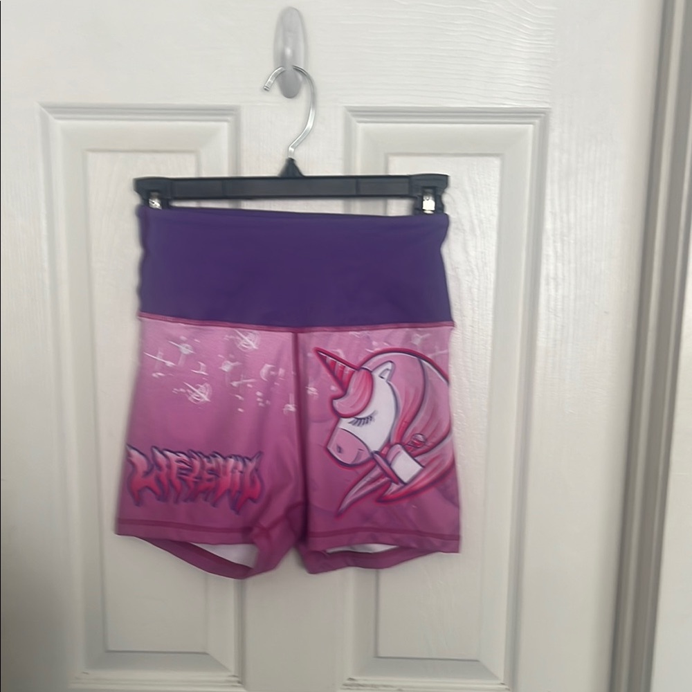 Purple and Pink Unicorn Shorts